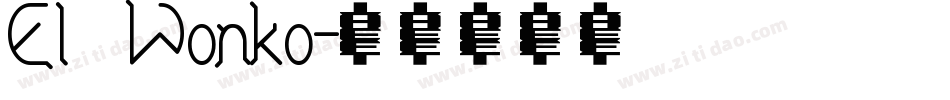 El Wonko字体转换